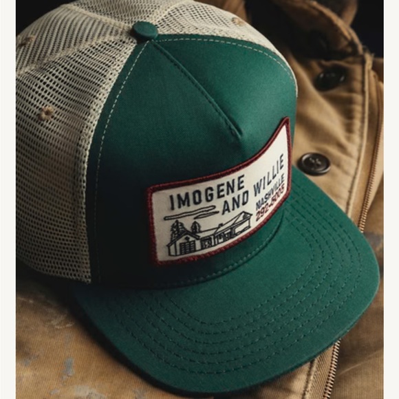 Imogene and Willie the "service station" trucker hat in green - Picture 5 of 5